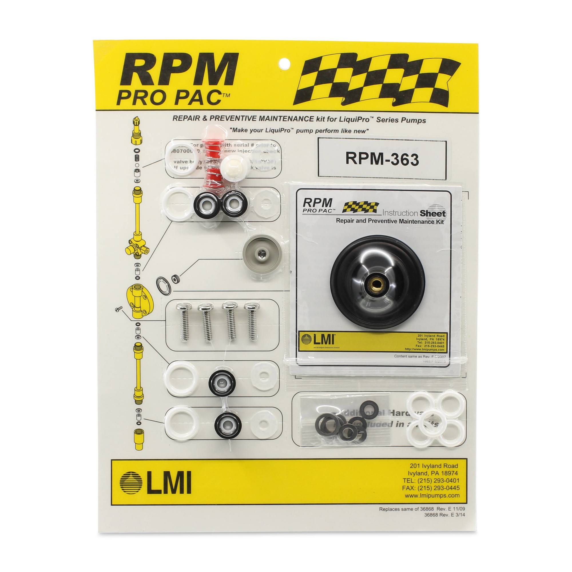 RPM-363 LMIPumps Accessories